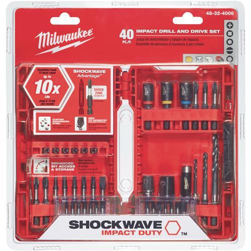 Milwaukee Shockwave 40-Piece Impact Duty Drill and Drive Set 48-32-4006