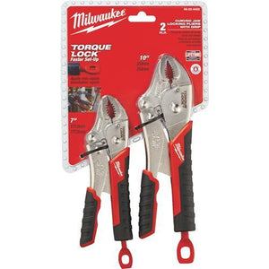 Milwaukee Torque Lock Overmold Grip Locking Pliers Set 48-22-3402