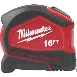 Milwaukee Compact Auto Lock Tape Measure 48-22-6816