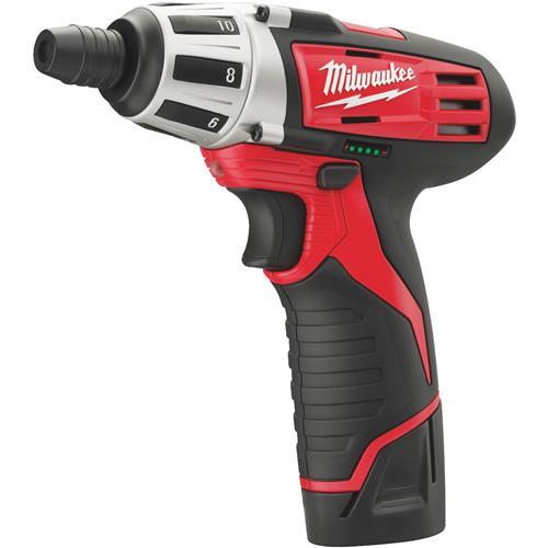 Milwaukee M12 Compact Lithium-Ion Cordless Screwdriver Kit 2401-22