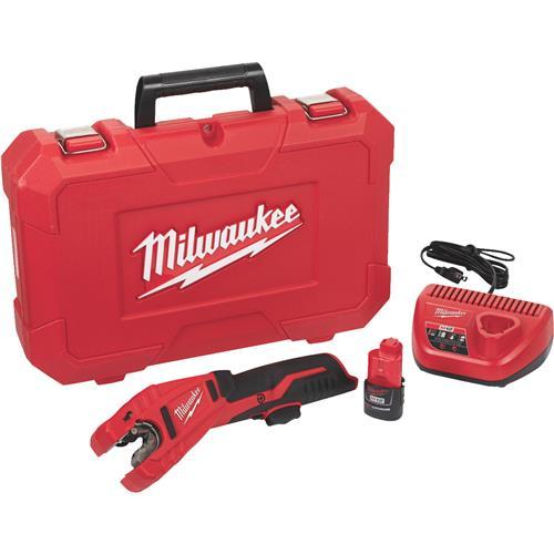Milwaukee M12 Lithium-Ion Copper Cordless Pipe Cutter Kit 2471-21