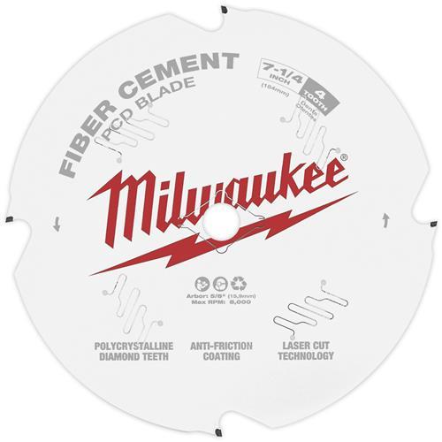 Milwaukee Fiber Cement PCD Circular Saw Blade 48-40-7000