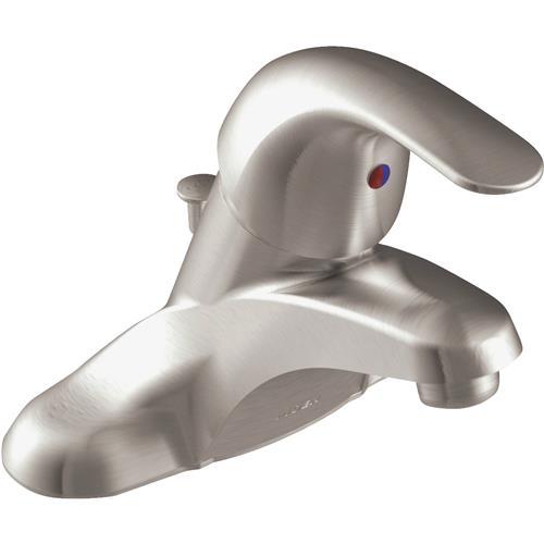 Moen Adler 1-Handle Low-Arc Bathroom Faucet With Pop-Up WSL84502SRN