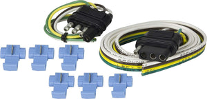 Hopkins 48205 48" 4-Wire Flat Connector Set with Splice Connectors