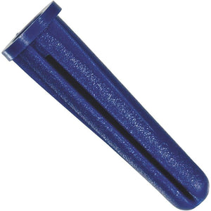 Hillman Plastic Anchors Size 8 - 10 X 7/8 " 5 Lb. Blue 14/Pack