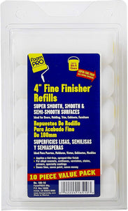 Foampro 165-10 "Fine Finisher" 4" Foam roller Refills Pk/10