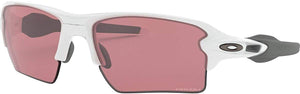 OO9188 Flak 2.0 Xl Rectangular Sunglasses, Polished White/Prizm Dark Golf, 59 mm