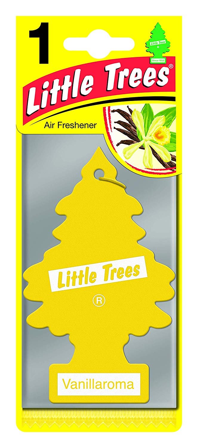 LITTLE TREES Car Air Freshener | Hanging Paper Tree for Home or Car | Vanillaroma | Single Tree per Package