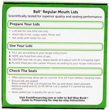 Load image into Gallery viewer, Ball Regular Mouth Jar Lids 4 pack