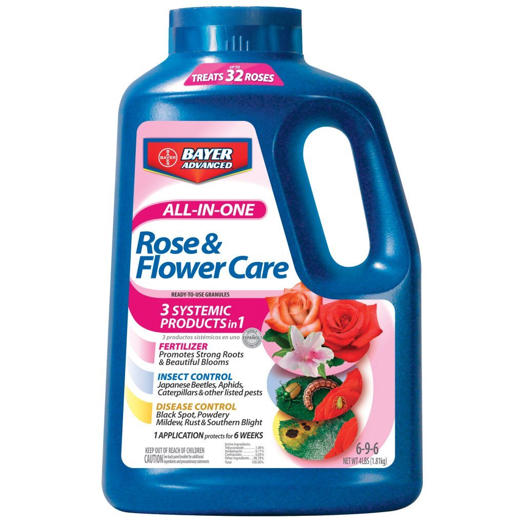 Bayer Advanced 701110A 4 lb. All-In-One Rose & Flower Care