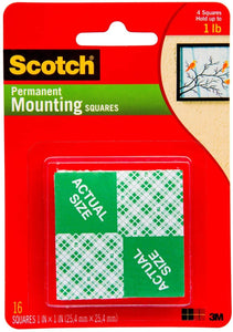 Scotch Permanent Mounting Squares