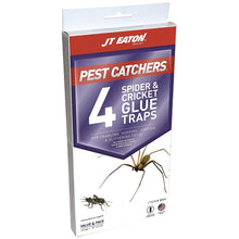 Load image into Gallery viewer, JT Eaton 844 Pest Catchers Large Spider and Cricket Size Glue Trap, 4 Traps