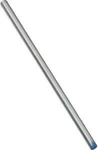 National Hardware N179-358 4000BC Steel Threaded Rod in Zinc plated
