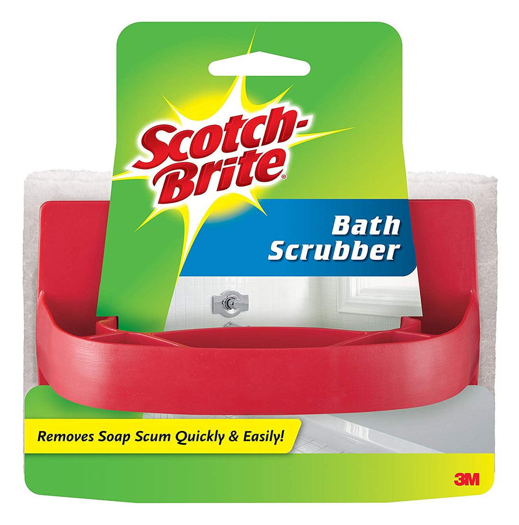 3M Scotch-Brite Handled Bath Scrubber, 3.5 in. x 5.8 in, 7723