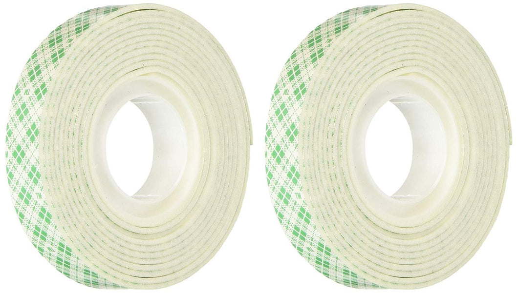 3M Scotch Mounting Tape, .5-Inch by 75-Inch, 2-PACK