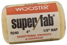 Load image into Gallery viewer, Wooster Brush R240-4 Super/Fab Roller Cover, 1/2-Inch Nap, 4-Inch