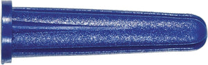 The Hillman Group 370337 Blue Conical Plastic Anchor, 8-10 X 7/8-Inch, 100-Pack