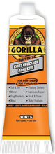 Load image into Gallery viewer, Gorilla 8020001-2 Heavy Duty Construction Adhesive, 2.5 oz, White, (Pack of 2), 2-Pack, 2 Piece