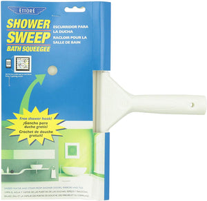 Ettore Shower Sweep Squeegee, White