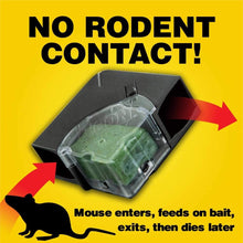 Load image into Gallery viewer, D-Con Corner Fit Mouse Poison Bait Station with 1 Trap and 12 Bait Refills