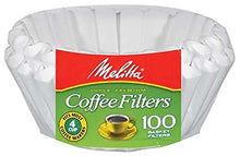 Load image into Gallery viewer, Melitta Junior Basket Coffee Filters White 100 Count (3 pack)