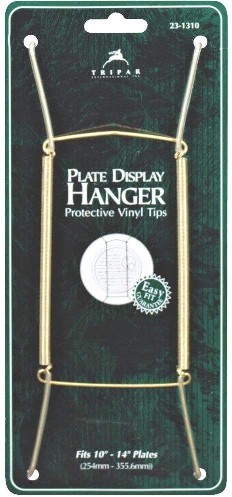 Tripar Plate Hanger Clear Plastic Coated Adjusts10