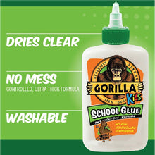 Load image into Gallery viewer, Gorilla 2754201 School Glue, 1-Pack, White