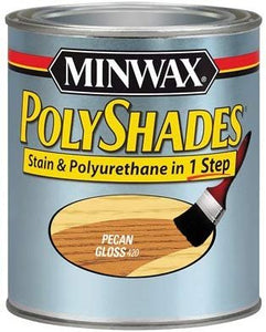 Minwax Stain And Polyurethane Finish Gloss Pecan 1 Qt