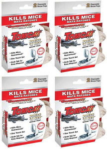 Tomcat Press 'N Set Mouse Trap, 4 Pack