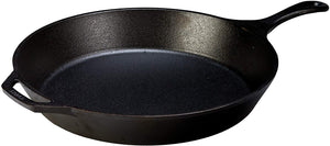Lodge Cast Iron Seasoned Skillet with Assist Handle, 12"