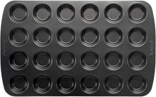 Load image into Gallery viewer, Brund Muffin Pan, 24 Cup, Black
