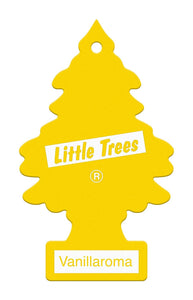 LITTLE TREES Car Air Freshener | Hanging Paper Tree for Home or Car | Vanillaroma | Single Tree per Package