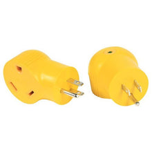 Load image into Gallery viewer, Camco 55325 15 AMP Male / 30 AMP Female 90 Degree Electrical Adapter