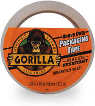 Load image into Gallery viewer, Gorilla Heavy Duty Large Core Packing Tape for Moving, Shipping and Storage, 1.88&quot; x 40 yd, Clear, (Pack of 1)