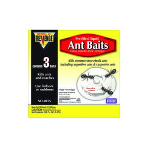 Bonide (BND45100) - Revenge Pre-filled Liquid Ant Bait Stations, Ant Killer (3 Pack)