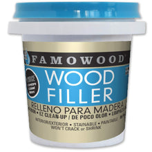 Load image into Gallery viewer, FamoWood 40042126 Latex Wood Filler - 1/4 Pint, Natural