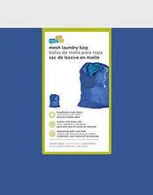 Load image into Gallery viewer, Honey-Can-Do LBG-01161 Mesh Laundry Bag with Drawstring, Blue, 24-inches L x 36-Inches H