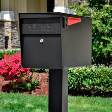 Load image into Gallery viewer, Mail Boss 7106 Curbside Security Locking Mailbox, Black