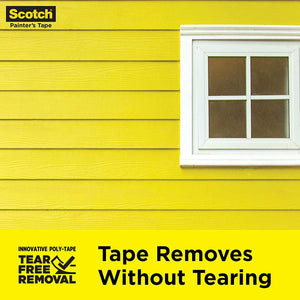 Scotch Painter's Tape 2097-36EC-XS, 1.41" Width, Yellow