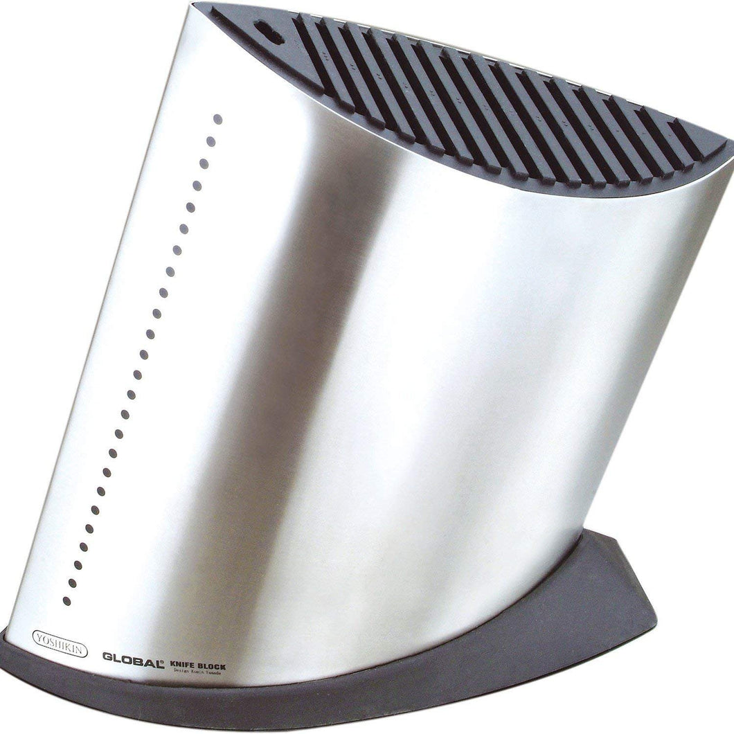 GLOBAL Stainless steel Knife Block - Large