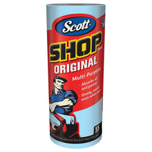 Load image into Gallery viewer, Scott Shop Towels Original (75130), Blue Shop Towels, 1 Roll / Pack, 30 Packs / Case