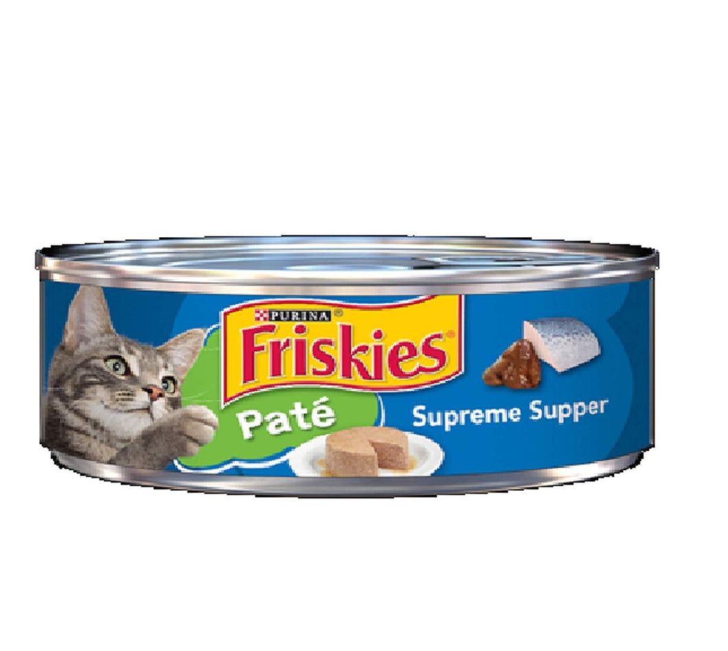 Purina Friskies Pate Supreme Supper Food, 24 By 5.5 Oz.