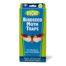 Load image into Gallery viewer, BioCare Birdseed and Pantry Moth Traps with Pheromone Lures, Nontoxic and Pesticide-Free, Made in USA, 2 Count - S204