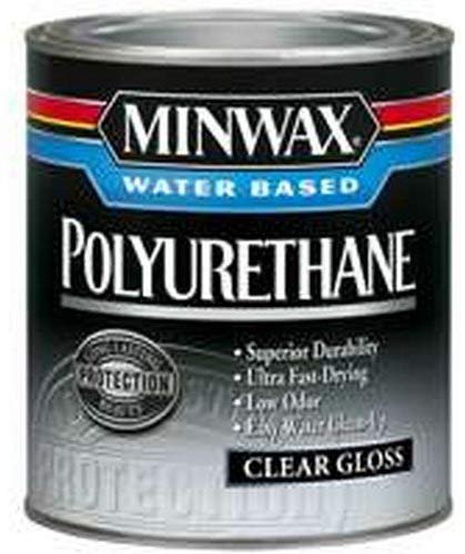 Minwax 63015 1 Quart Minwax Water Based Gloss Polyurethane