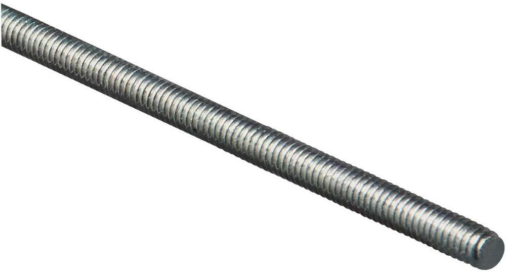 National Hardware N179-499 4000BC Steel Threaded Rod in Zinc plated