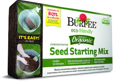 Load image into Gallery viewer, Burpee 8 qt Organic Coir Compressed Seed Starting Mix 1-Brick