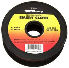 Load image into Gallery viewer, Forney Emery Cloth Bench Roll 1 &quot; X 10 Yard 320grit