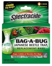 Load image into Gallery viewer, SPECTRACIDE Bag-A-Bug Japanese Beetle Trap Bags