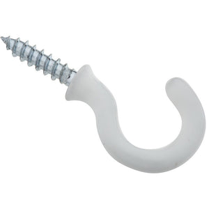 National Hardware N259-184 2020 Cup Hooks in White , 3/4"  , 50 piece