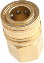 Load image into Gallery viewer, Forney 75129 Pressure Washer Accessories, Quick Coupler Female Socket, 3/8-Inch Female NPT, 4,200 PSI
